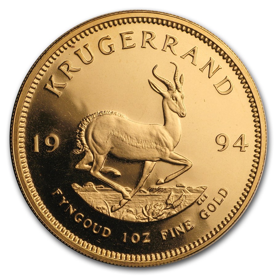1994 South Africa 1 oz Proof Gold Krugerrand For Sale 1 oz Proof Gold